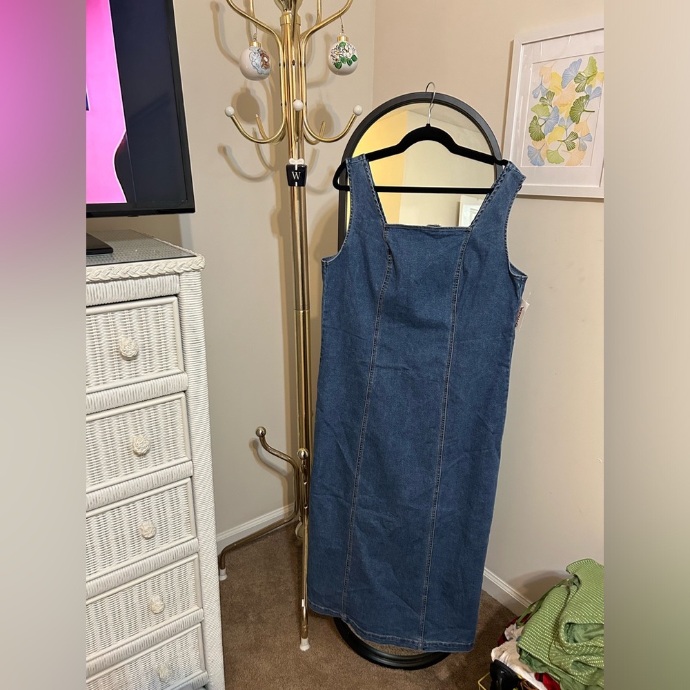 Denim Midi Dress